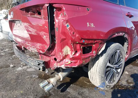 2021 Toyota Highlander Xse from USA, damaged, VIN 5TDJZRBH3MS074890